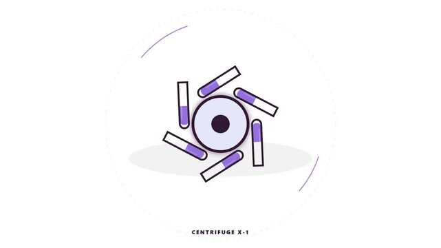 Abstract purple explosion icon with circular center design.
