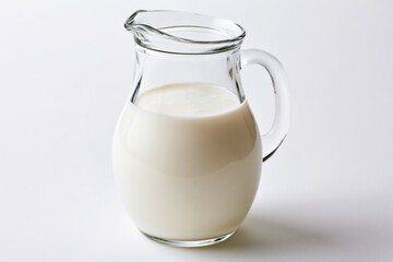 Naklejka na ściany i meble The Milk Jug in Studio Light Clean Minimal Dairy Portrait