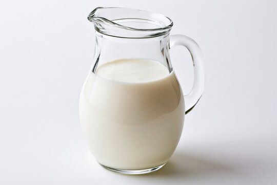 The Milk Jug in Studio Light Clean Minimal Dairy Portrait