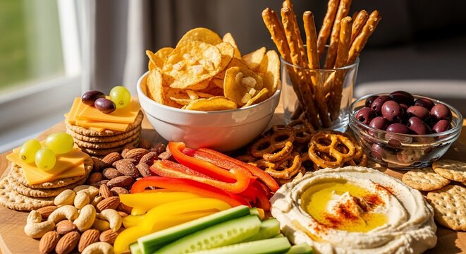 Snack platter assortment