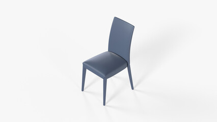 Fototapeta premium Gray Chair 3D Rendering 