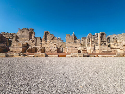 The ancient city of Patara, the capital of Lycia, is located near Gelemiş Village in Antalya province