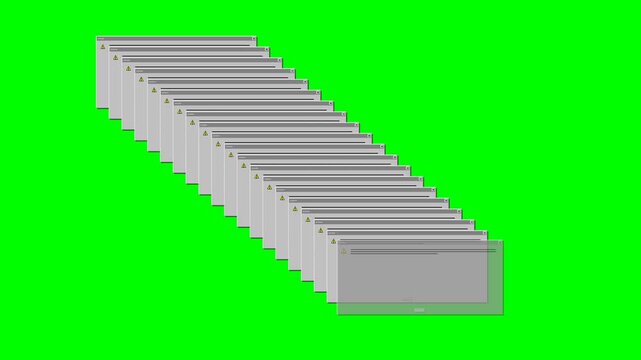 3D rendered gray steps climbing upwards isolated on a green screen background for editorial motion graphics