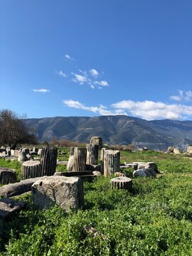 Ancient Greek and Roman Architecture, Limyra Ancient Ruins, Antalya Turkey