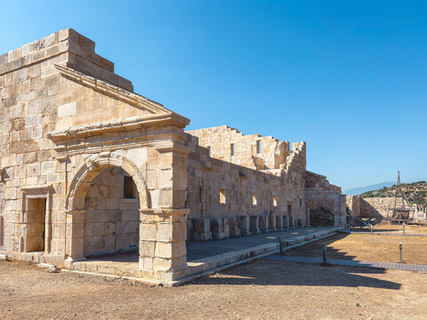 The ancient city of Patara, the capital of Lycia, is located near Gelemiş Village in Antalya province