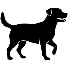 dog silhouette vector © MstNazmun