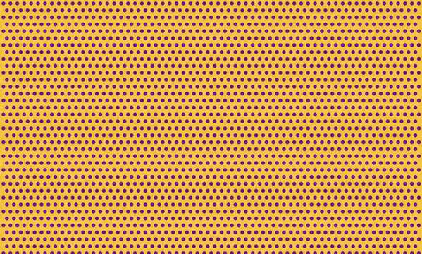 Repeating small purple and yellow dot pattern seamless texture background