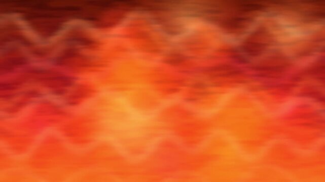Abstract fiery waves undulating background with vertical motion blur, warm colors, orange, red