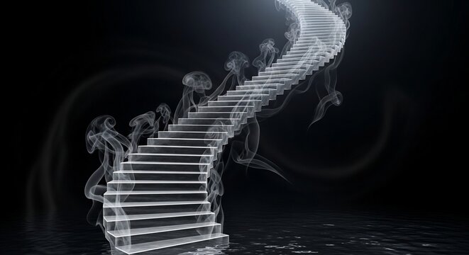 Stairway to heaven conceptual image