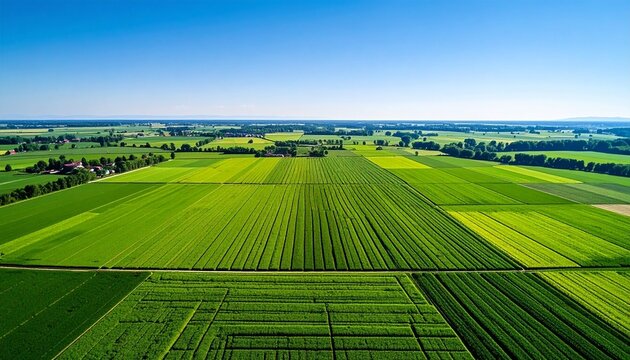 Aerial Farmland Patterns