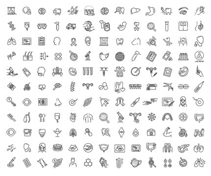 Vector medical icons