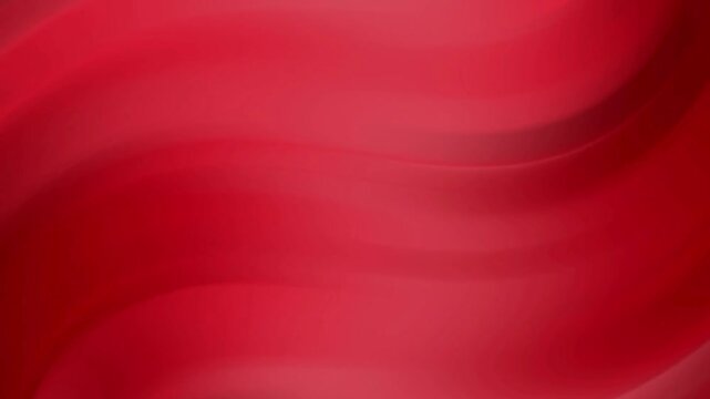 Seamless fluid motion of soft red liquid waves with glossy gradients, suitable for romance themes, passion concepts, modern branding, and promotional videos.