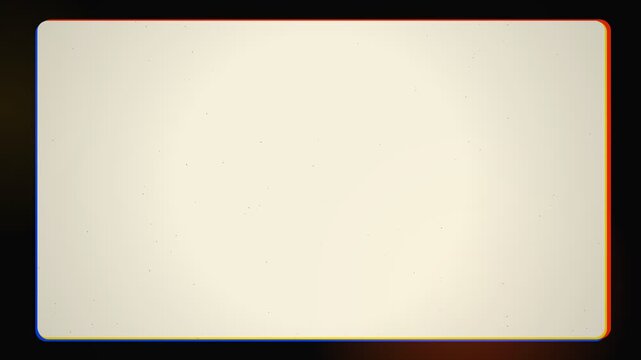 16mm Vintage Film Frame Grain with Dust Particles and Jittery Scratches Over a Cream Background for Retro Movie Style Overlay Effect