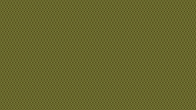 Olive green geometric pattern background with a repeating cross hatch texture Vector