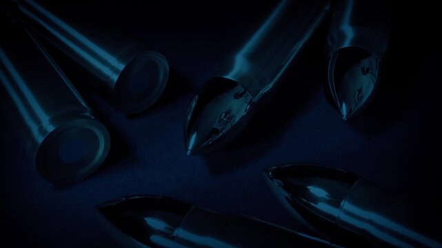 Police Photograph Bullets Forensics Macro Shot

