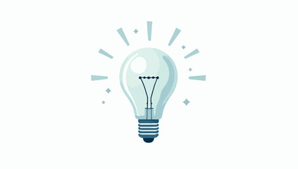 Bright lightbulb with creative ideas and innovation symbols. Modern business concept icon for brainstorming and problem-solving solutions. © Muhammad