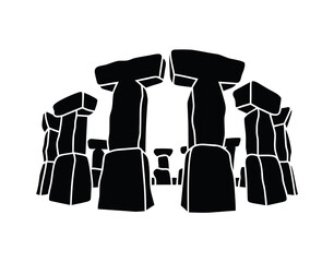 Gobekli Tepe Sacred Monument Silhouette Design © Maptahul