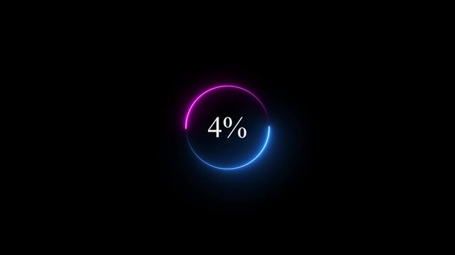 10 second countdown timer animation with number text 10 to 0 with interesting circle animation. Circle countdown timer Motion graphics 4k video.