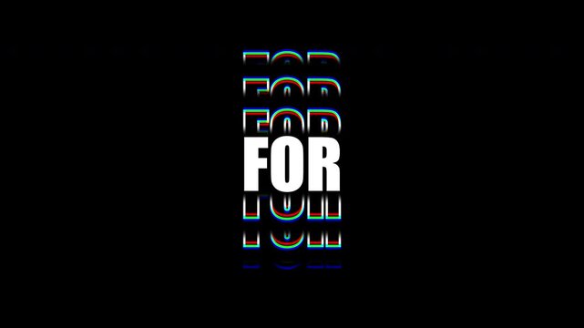 Thanks for Watching Glass Glitch Animation with RGB Distortion, Digital Text Reveal, Modern Chromatic Aberration Effect, Futuristic Typography, Dynamic Motion Design, Stylish Outro Screen