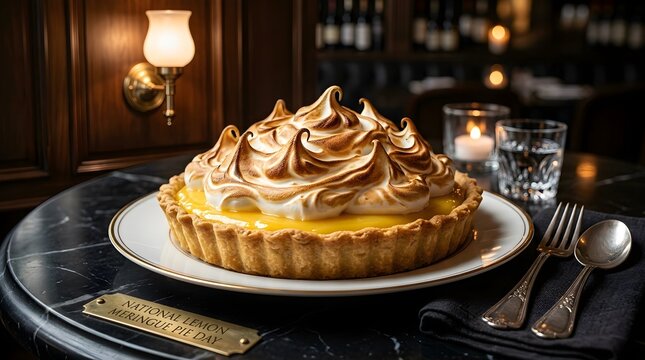 Luxury Lemon Meringue Pie with Golden Toasted Meringue