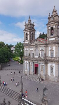 Braga, Portugal - July 19, 2026: Pull Out from Santuario do Bom