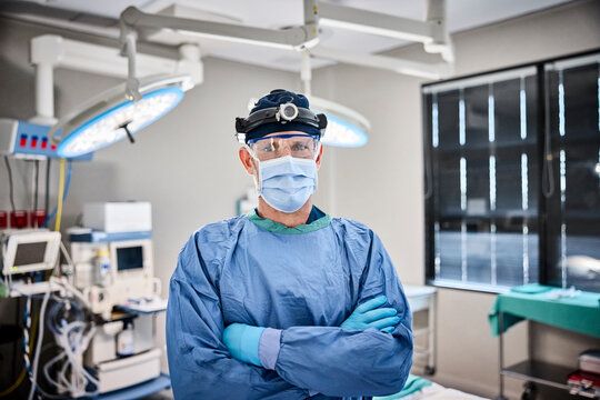 Surgeon Ready in Operating Room
