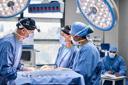 Surgeons in Modern operation Room