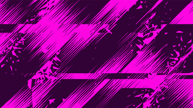 Abstract sports background with dynamic pink speed lines, energetic geometric texture for jersey design, modern athletic pattern vector