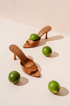 Brown mules