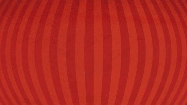 Red vintage circus tent background, with distorted vertical, stripes pattern
