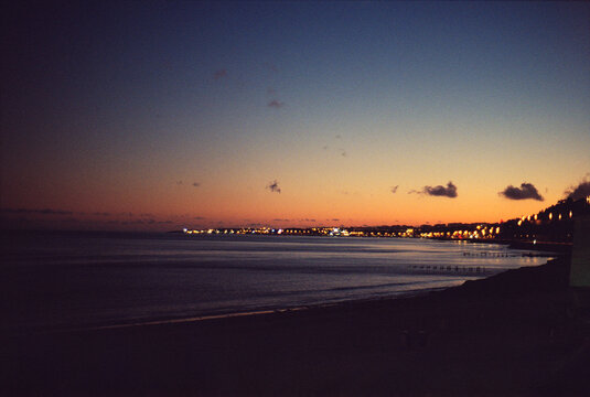 Coastline After Sunset