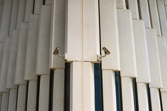 Security Cameras On Facade