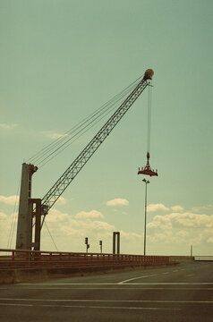 Crane Over Empty Road