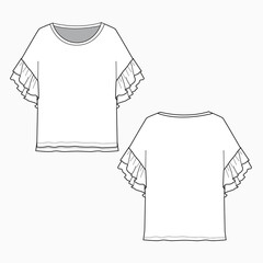 Women's Trims details with fashion top and variant styles © brumous.ig