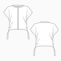 Women's Trims details with fashion top and variant styles © brumous.ig