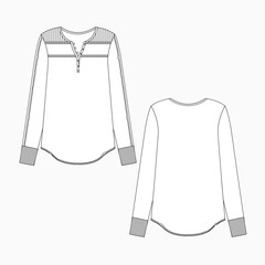 Women's Trims details with fashion top and variant styles © brumous.ig