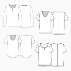 Women's Trims details with fashion top and variant styles © brumous.ig