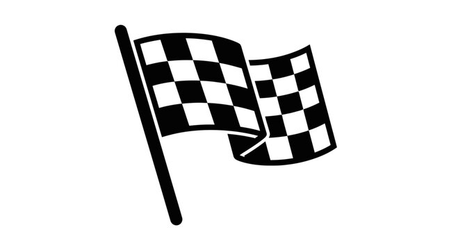 Checkered Racing Flag Icon