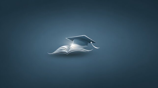 Minimalist white paper airplane flying against dark gray gradient background