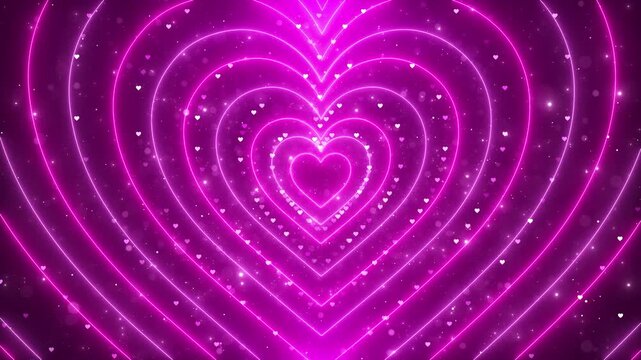 Explosion of red hearts Blast Confetti Heart Particles confetti. Festive effect for Valentine's Day. 3D bokeh glitter red hearts shape valentine day love relationship holiday event festival.