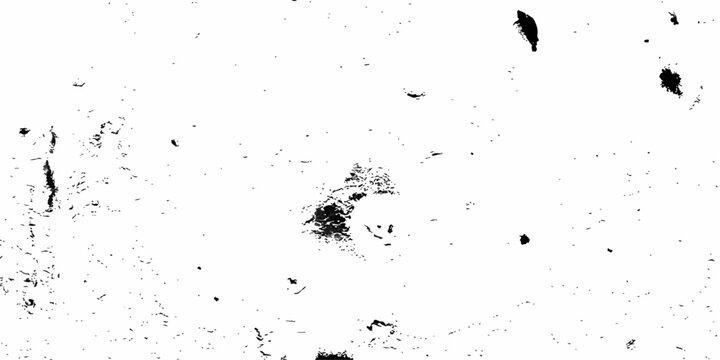 Black and White Vector Grunge Overlay Texture with Distressed Scratches and Ink Splatters. Dust Overlay Distress Grain ,Simply Place illustration over any Object to Create grungy Effect. Overlay with 