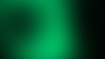 Fototapeta premium Abstract green gradient background. Soft emerald light texture for modern design projects.