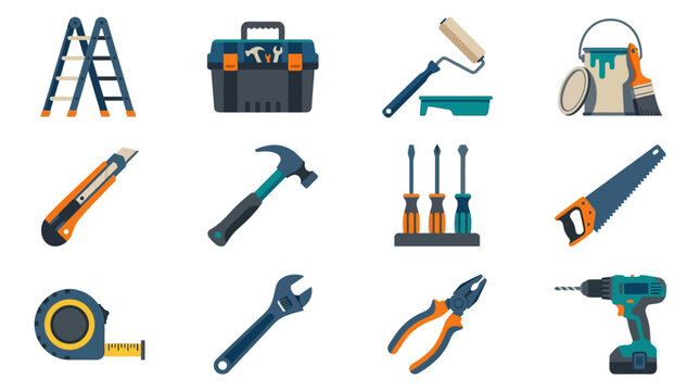 Hand Tools and DIY Equipment Collection.