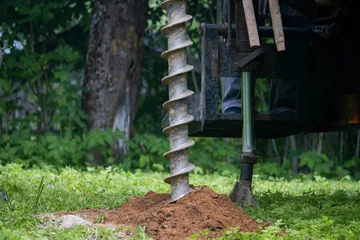 drilling equipment for geological soil exploration © velimir