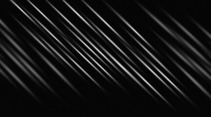 Fototapeta premium Abstract White Neon Speed Lines Background with Diagonal Light Rays Effect