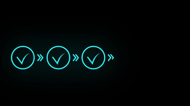 progress tracking workflow checklist with task completion steps and digital interface using stylus on business improvement time management and efficient process optimization.4k video
