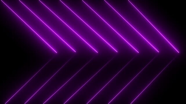A neon line icon features sleek, glowing lines in vibrant colors like pink often with a slight glow effect, creating a modern, illuminated, and futuristic. 4k video