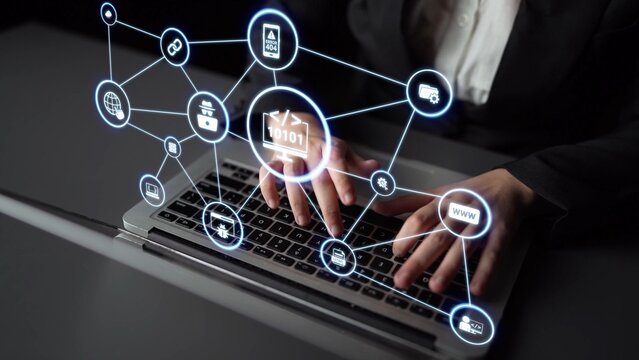 Software development with coding overlays, programming languages, developer tools, mobile app creation, and advanced programming for digital product development and software solutions. Funnel