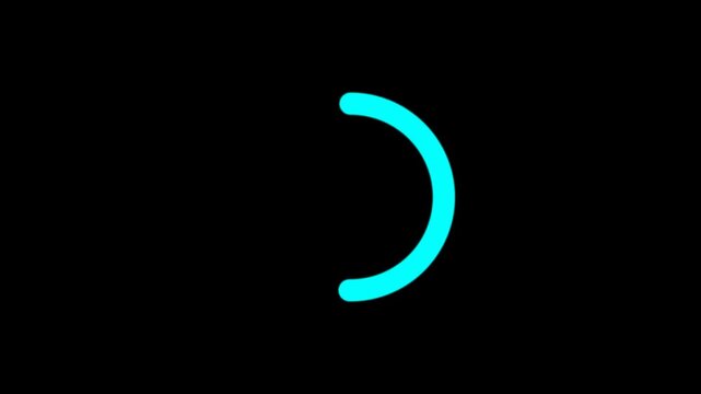 loading animation, circle loading icon, circle loading, circular loading mark on black background