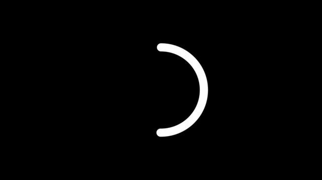 loading animation, circle loading icon, circle loading, circular loading mark on black background